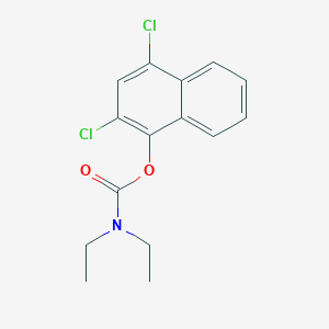 molecular formula C15H15Cl2NO2 B15099001 (2,4-dichloronaphthyloxy)-N,N-diethylcarboxamide 