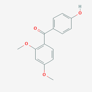 molecular formula C15H14O4 B150991 2,4-二甲氧基-4'-羟基二苯甲酮 CAS No. 41351-30-8