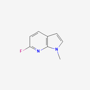 molecular formula C8H7FN2 B1509911 1H-Pyrrolo[2,3-b]pyridine, 6-fluoro-1-methyl- 