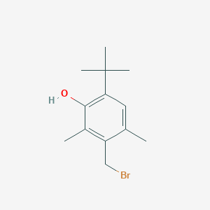 B150992 3-(Bromomethyl)-6-(tert-butyl)-2,4-xylenol CAS No. 93982-04-8