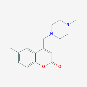 4-[(4-ethylpiperazin-1-yl)methyl]-6,8-dimethyl-2H-chromen-2-one