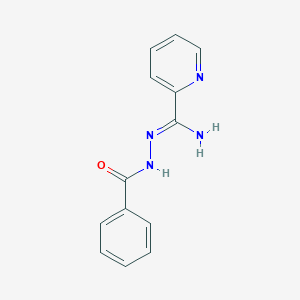 N'-[imino(pyridin-2-yl)methyl]benzohydrazide