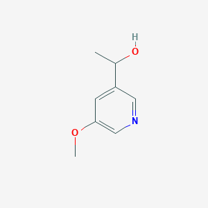 molecular formula C8H11NO2 B1509953 1-(5-Methoxypyridin-3-yl)ethan-1-ol 
