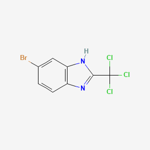 molecular formula C8H4BrCl3N2 B1509956 6-bromo-2-(trichloromethyl)-1H-benzimidazole 