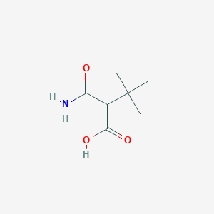 molecular formula C7H13NO3 B150997 2-Carbamoyl-3,3-dimethylbutanoic acid CAS No. 137307-69-8