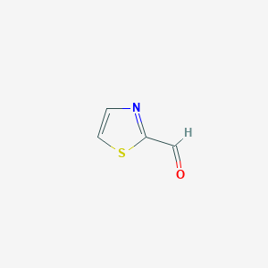molecular formula C4H3NOS B150998 2-噻唑甲醛 CAS No. 10200-59-6