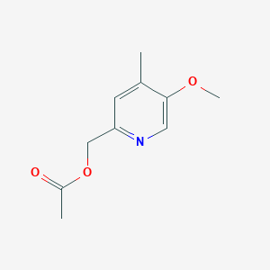 molecular formula C10H13NO3 B1509985 (5-Methoxy-4-methylpyridin-2-yl)methyl acetate 