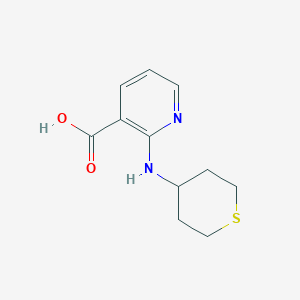 molecular formula C11H14N2O2S B1509999 2-(tetrahydro-2H-thiopyran-4-ylamino)nicotinic acid 