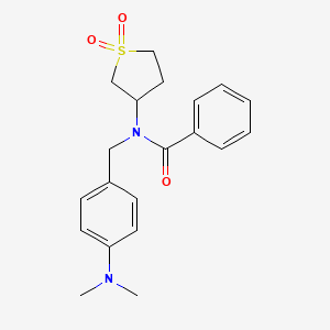 N-[4-(dimethylamino)benzyl]-N-(1,1-dioxidotetrahydrothiophen-3-yl)benzamide