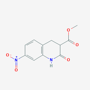 Methyl 1,2,3,4-tetrahydro-7-nitro-2-oxoquinoline-3-carboxylate