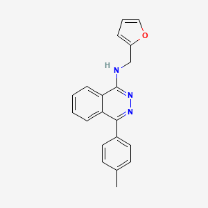 N-(furan-2-ylmethyl)-4-(4-methylphenyl)phthalazin-1-amine