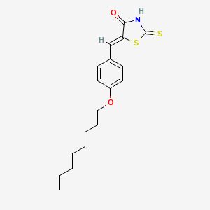 5-[(4-Octyloxyphenyl)methylene]-2-thioxo-1,3-thiazolidin-4-one