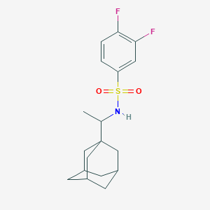 (Adamantanylethyl)[(3,4-difluorophenyl)sulfonyl]amine