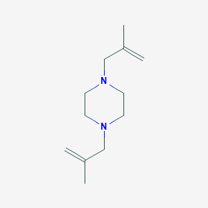 molecular formula C12H22N2 B15100372 1,4-Bis(2-methylprop-2-enyl)piperazine 