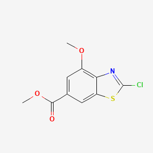 Methyl 2-chloro-4-methoxybenzo[d]thiazole-6-carboxylate