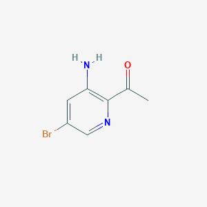 1-(3-Amino-5-bromopyridin-2-YL)ethanone