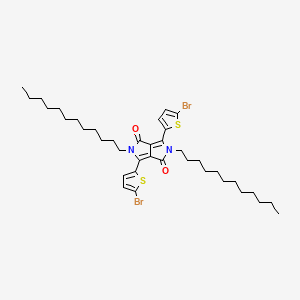 1,4-Bis(5-bromo-2-thienyl)-2,5-didodecylpyrrolo[3,4-c]pyrrole-3,6(2H,5H)-dione