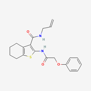 2-[(phenoxyacetyl)amino]-N-(prop-2-en-1-yl)-4,5,6,7-tetrahydro-1-benzothiophene-3-carboxamide