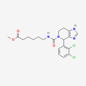 methyl 6-({[4-(2,3-dichlorophenyl)-1,4,6,7-tetrahydro-5H-imidazo[4,5-c]pyridin-5-yl]carbonyl}amino)hexanoate