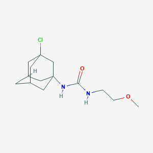 molecular formula C14H23ClN2O2 B15101343 N-(3-chloroadamantanyl)[(2-methoxyethyl)amino]carboxamide 