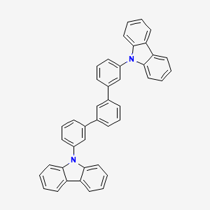 molecular formula C42H28N2 B1510135 3,3''-Di(9H-carbazol-9-yl)-1,1':3',1''-terphenyl CAS No. 1116499-73-0