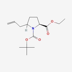 (2S)-1-tert-Butyl 2-ethyl 5-allylpyrrolidine-1,2-dicarboxylate