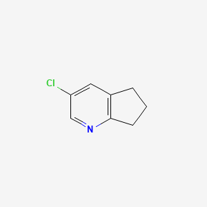3-Chloro-6,7-dihydro-5H-cyclopenta[b]pyridine