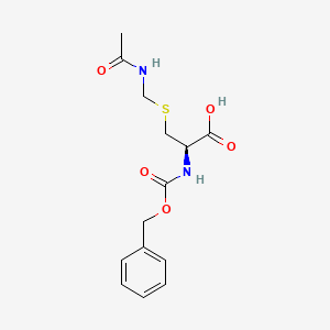 molecular formula C14H18N2O5S B1510163 S-(Acetamidomethyl)-N-[(benzyloxy)carbonyl]-L-cysteine CAS No. 54784-68-8