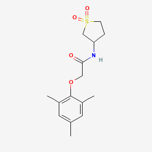 N-(1,1-dioxothiolan-3-yl)-2-(2,4,6-trimethylphenoxy)acetamide