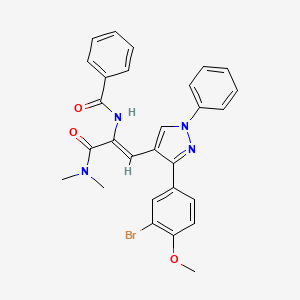 molecular formula C28H25BrN4O3 B15101727 C28H25BrN4O3 