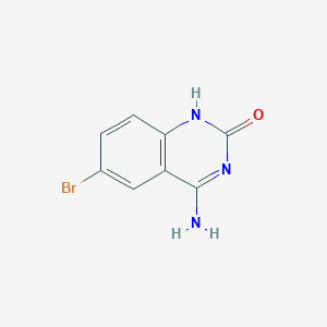 molecular formula C8H6BrN3O B1510176 4-Amino-6-bromoquinazolin-2(1H)-one CAS No. 1093201-96-7