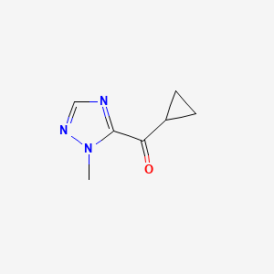 molecular formula C7H9N3O B1510178 Cyclopropyl(1-methyl-1H-1,2,4-triazol-5-YL)methanone CAS No. 959239-56-6