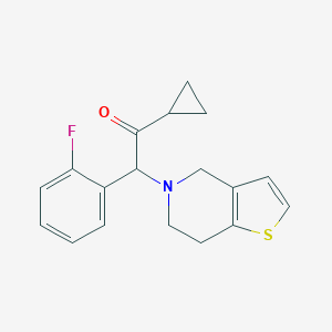 molecular formula C18H18FNOS B151018 2-脱乙酰普拉格雷 CAS No. 201049-78-7