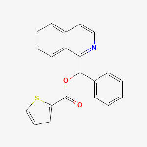 Isoquinolin-1-yl(phenyl)methyl thiophene-2-carboxylate