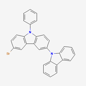 molecular formula C30H19BrN2 B1510196 6-bromo-9-phenyl-3,9'-Bi-9H-carbazole 