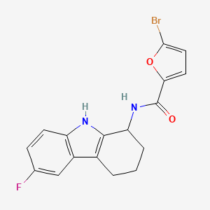 5-bromo-N-(6-fluoro-2,3,4,9-tetrahydro-1H-carbazol-1-yl)furan-2-carboxamide