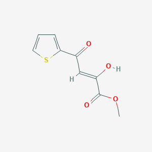 methyl (2Z)-2-hydroxy-4-oxo-4-thien-2-ylbut-2-enoate