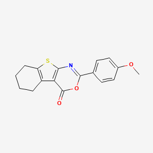 2-(4-methoxyphenyl)-5,6,7,8-tetrahydro-4H-[1]benzothieno[2,3-d][1,3]oxazin-4-one