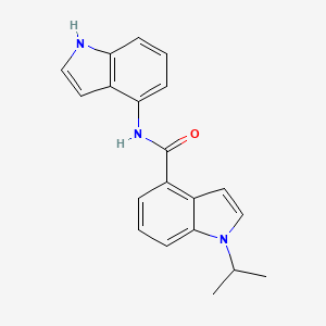 molecular formula C20H19N3O B15102133 N-(1H-indol-4-yl)-1-(propan-2-yl)-1H-indole-4-carboxamide 