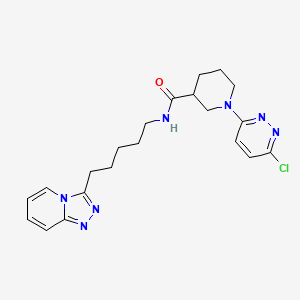 molecular formula C21H26ClN7O B15102175 C21H26ClN7O 