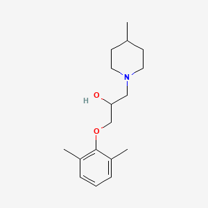 1-(2,6-Dimethylphenoxy)-3-(4-methylpiperidin-1-yl)propan-2-ol