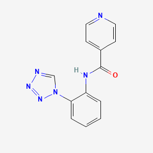 N-[2-(1H-tetrazol-1-yl)phenyl]pyridine-4-carboxamide