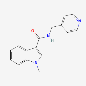 molecular formula C16H15N3O B15102361 1-methyl-N-(pyridin-4-ylmethyl)-1H-indole-3-carboxamide 