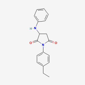 1-(4-Ethylphenyl)-3-(phenylamino)pyrrolidine-2,5-dione