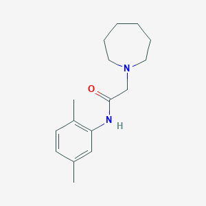 molecular formula C16H24N2O B15102410 2-(azepan-1-yl)-N-(2,5-dimethylphenyl)acetamide 