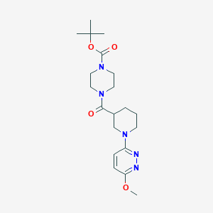 Tert-butyl 4-{[1-(6-methoxypyridazin-3-yl)piperidin-3-yl]carbonyl}piperazine-1-carboxylate