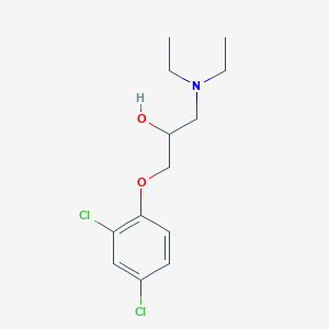 molecular formula C13H19Cl2NO2 B15102529 1-(2,4-Dichlorophenoxy)-3-(diethylamino)propan-2-ol CAS No. 62706-73-4