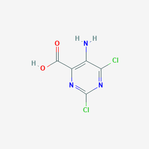 molecular formula C5H3Cl2N3O2 B1510260 5-Amino-2,6-dichloropyrimidine-4-carboxylic acid CAS No. 1207176-09-7