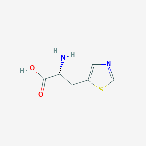 molecular formula C6H8N2O2S B1510261 (R)-2-Amino-3-(thiazol-5-yl)propanoic acid CAS No. 321885-21-6