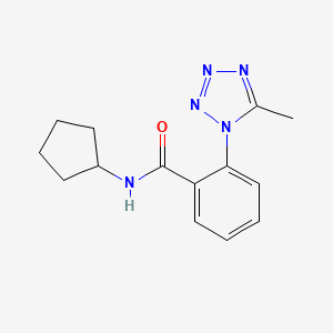 N-cyclopentyl-2-(5-methyl-1H-tetrazol-1-yl)benzamide